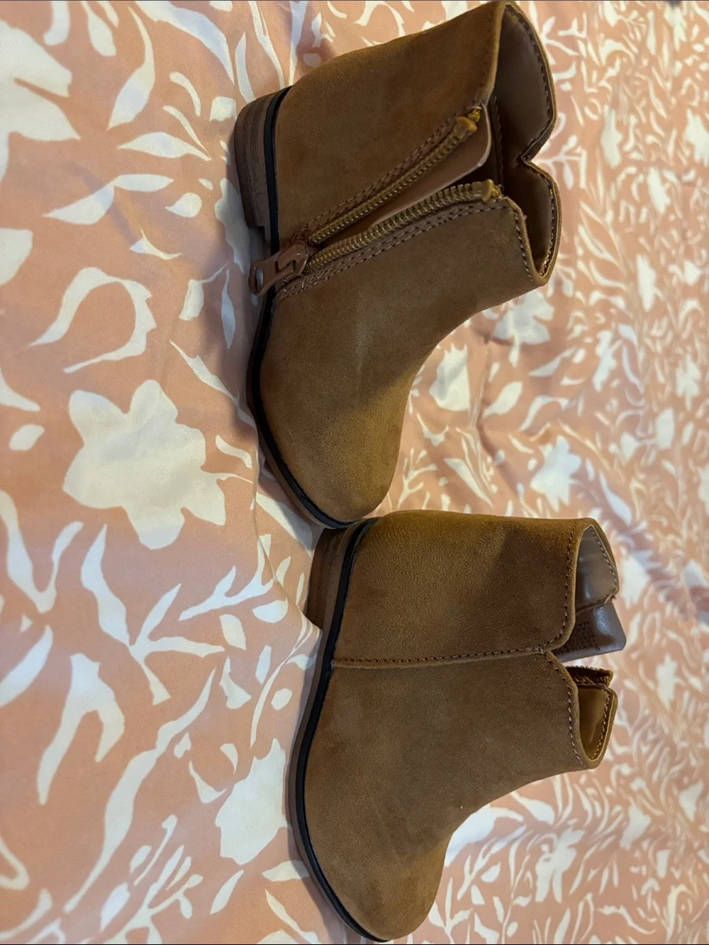 Cat & Jack Tan Girls Ankle Boots